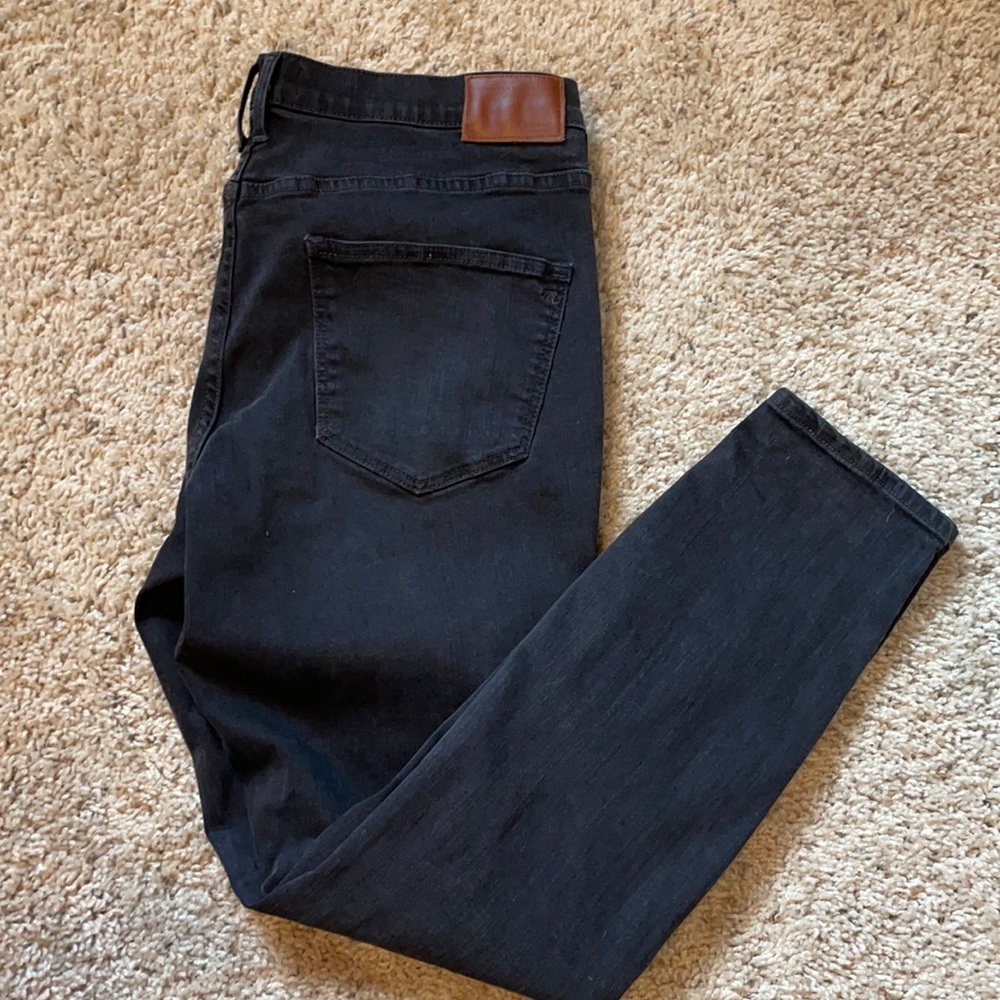 Madewell black denim jeans Sz 32